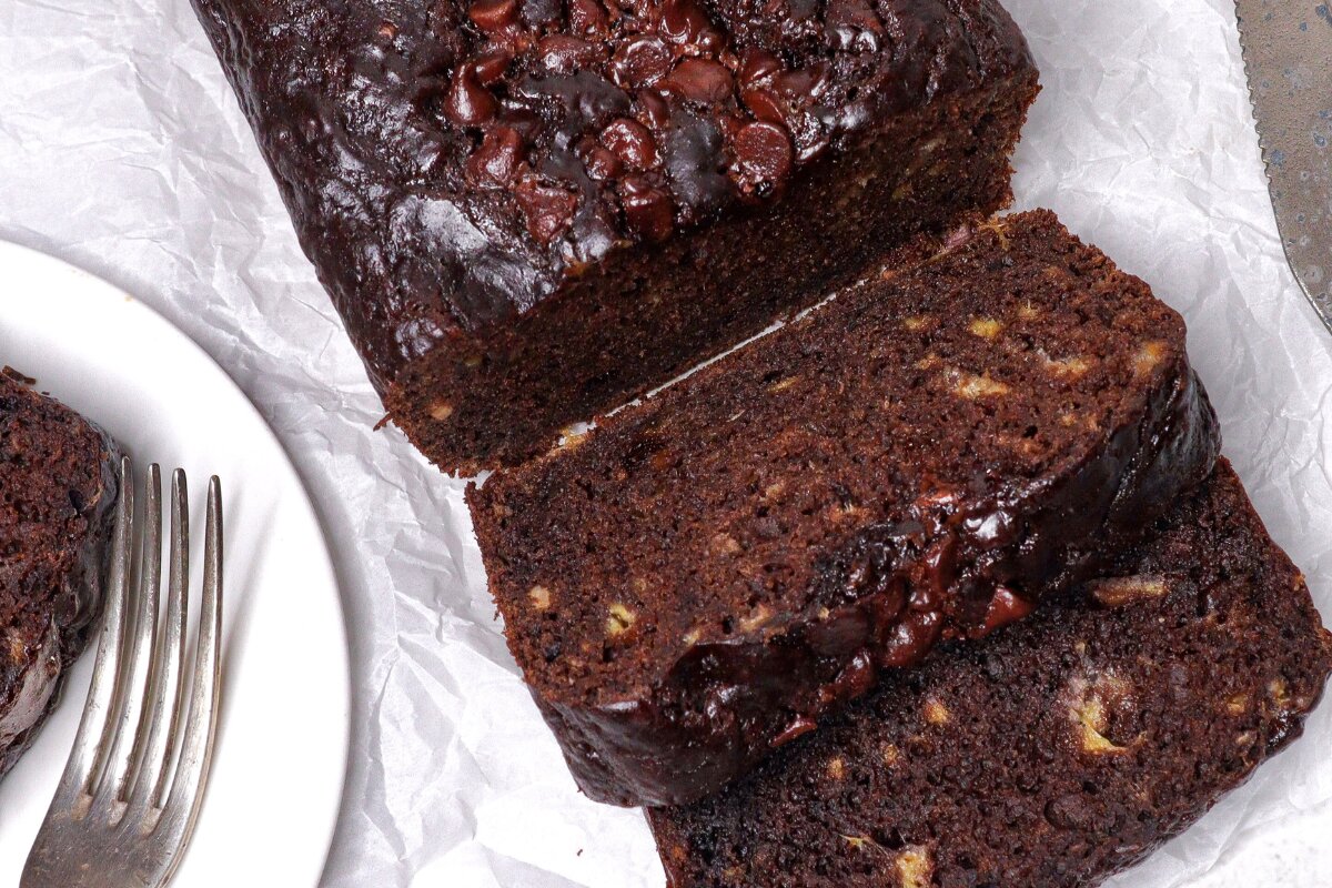 Chocolate banana bread 