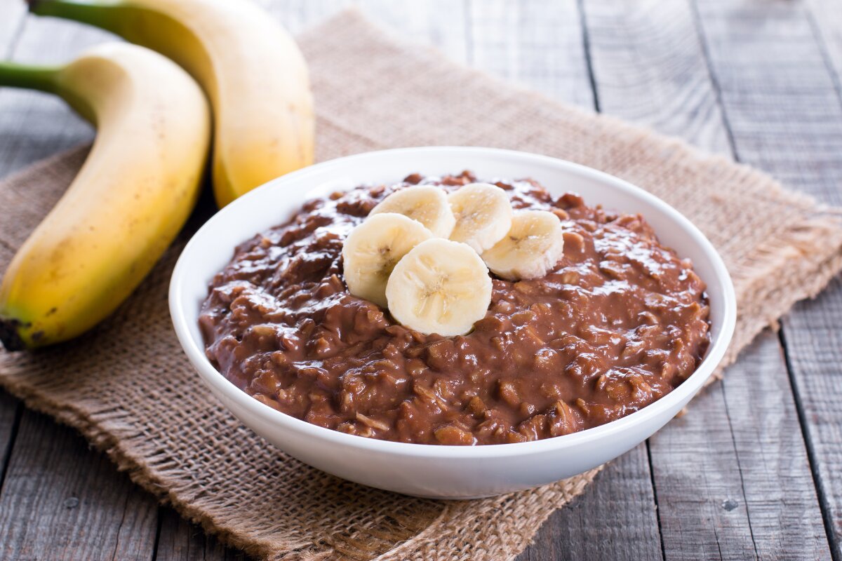 Chocolate banana oats 