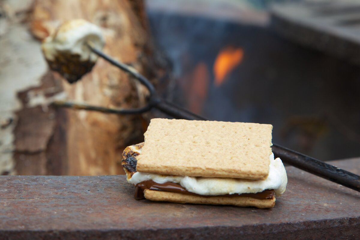 smores open fire