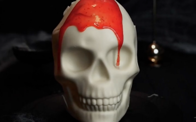 How to make a homemade white chocolate skull for halloween